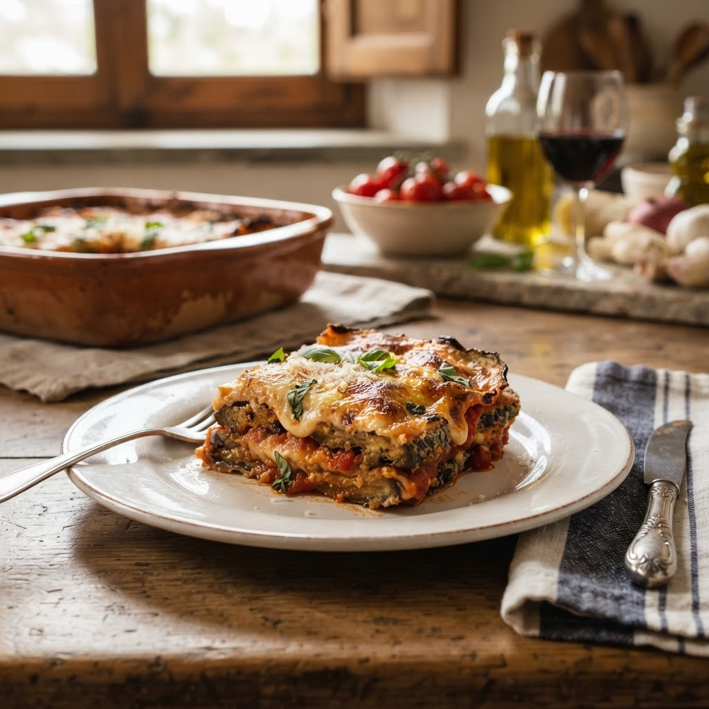 Auberginen-Parmigiana
