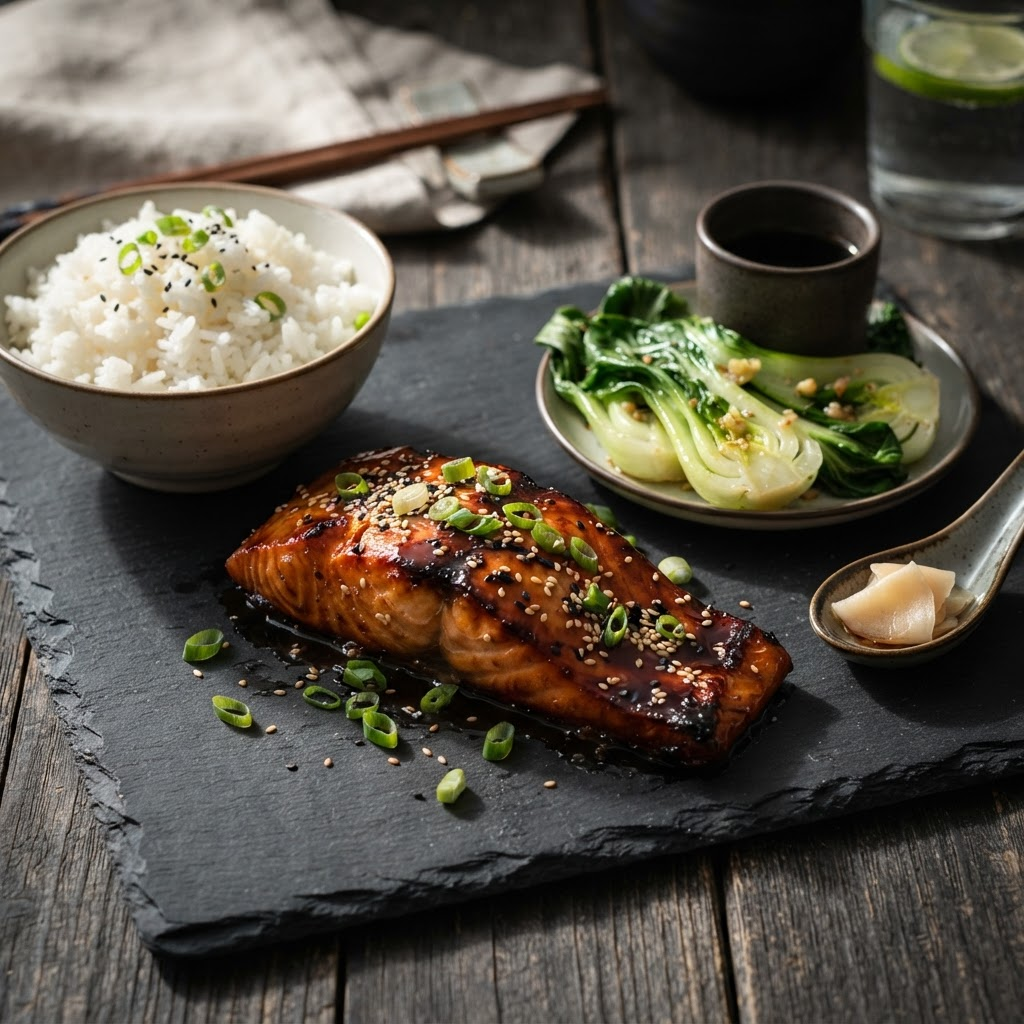 Gegrillter Lachs mit Kräuterkruste